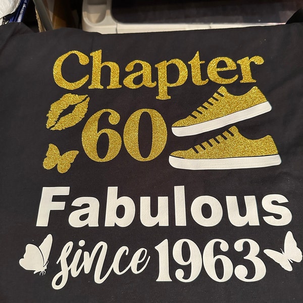 Chapter 60 Fabulous Since 1963 Svg, 60th Birthday Svg, Chapter 60 Svg ...
