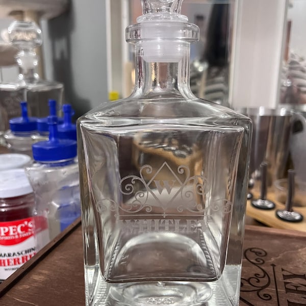 Whiskey Decanter Set, Personalized Whiskey Glasses, Christmas Gifts for ...