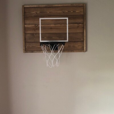 Rustic Basketball Goal Personalized Basketball Goal - Etsy