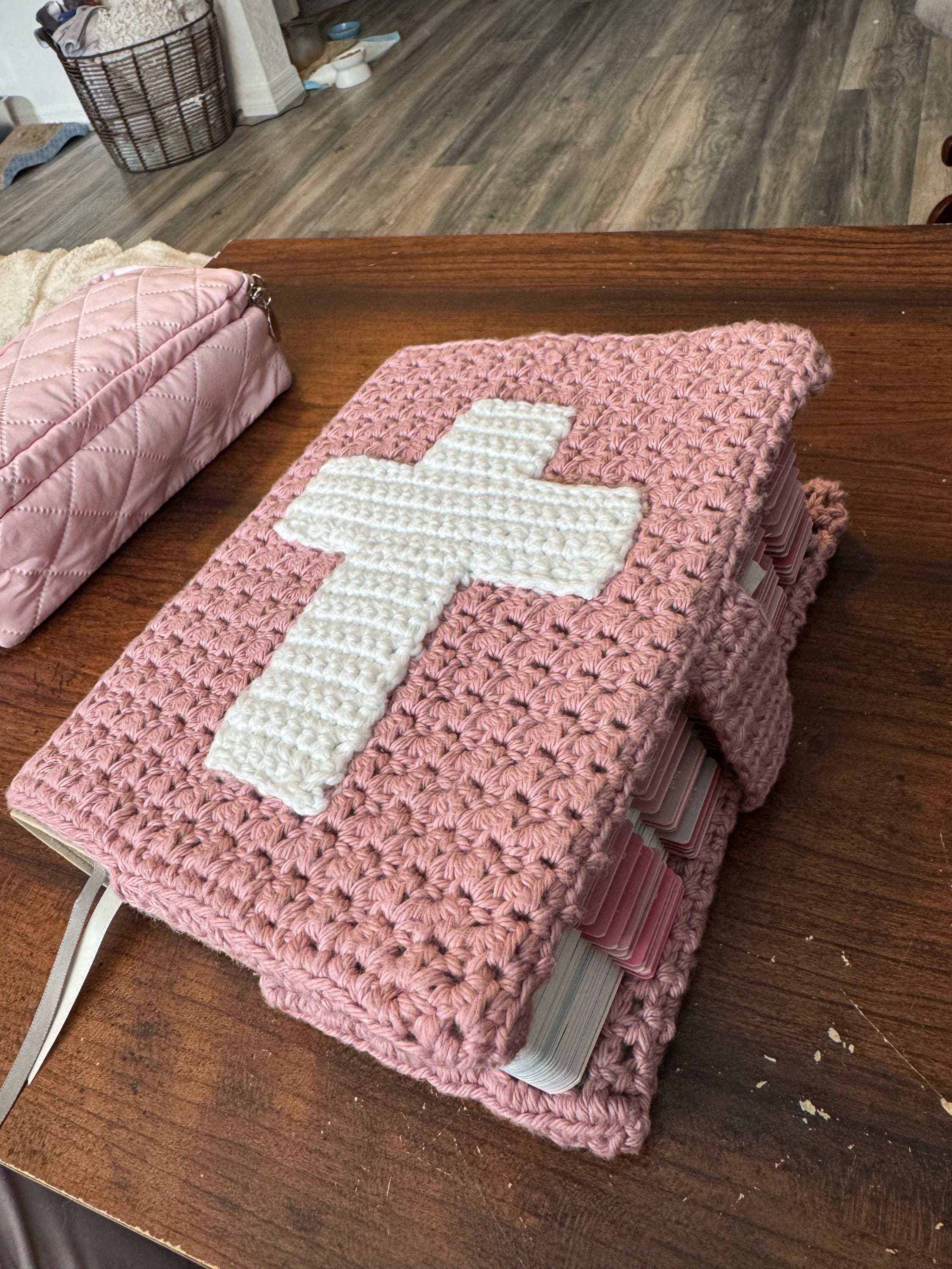 Crochet Bible Sleeve, Book Cover, crochet book cover, crochet book accessories, book sleeve, Bible cover, Bible sleeve
