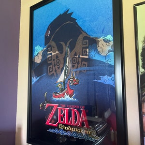 ゼルダの伝説 風のタクト 24 x 36インチ ビデオゲームポスター - Etsy 日本