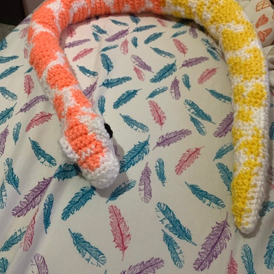 Ball Python Amigurumi Crochet Pattern, Betty the Realistic Plush Snake ...