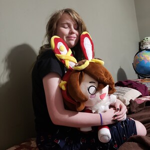 genshin impact amber baron bunny plush