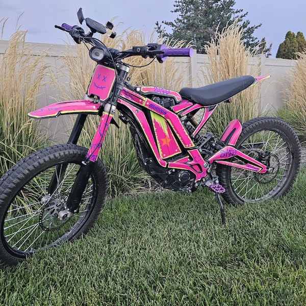 SUR RON Army Color Full Graphics Kit Gloss or Matte Surron Laminated ...