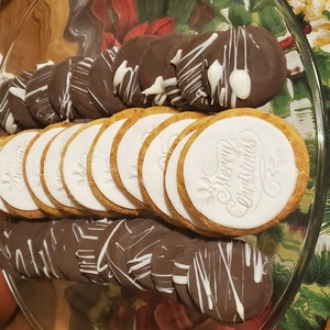 メリークリスマス、ホリークッキービスケットスタンプフォンダンケーキ