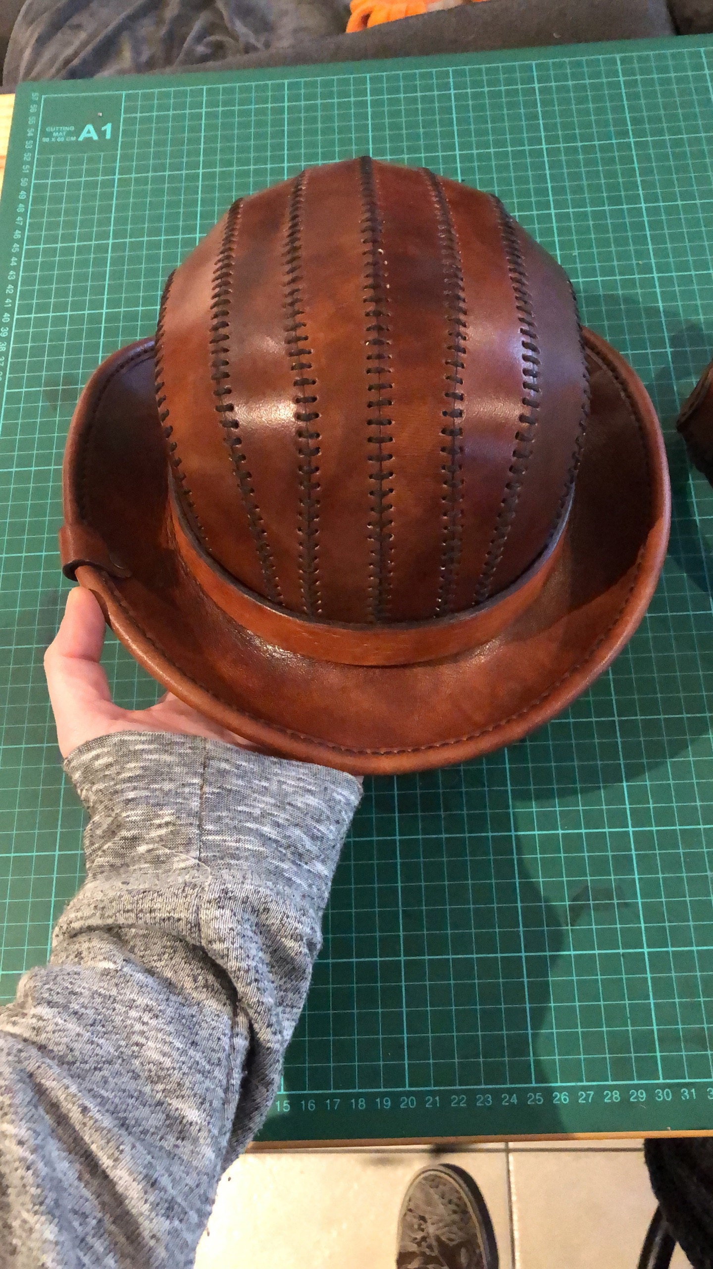 Bowler Hat Pattern Leather Hat Pattern Pdf Download Video Tutorial