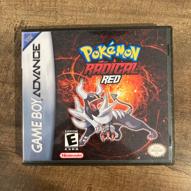 Pokemon radical Red W/ Box GBA ROM 