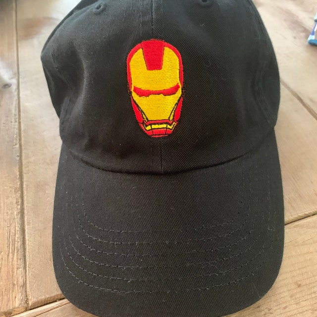 Berretto Uomo Donna Marvel Stark Industries Iron Man Super Hero Red Baseball Delta Cap Logo Unisexe Original Brodé Réglable Urban Berretto Stark Industries