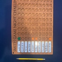 10x10 Game Tracker / Board Game Tracker / Game Challenge Board - Etsy ...