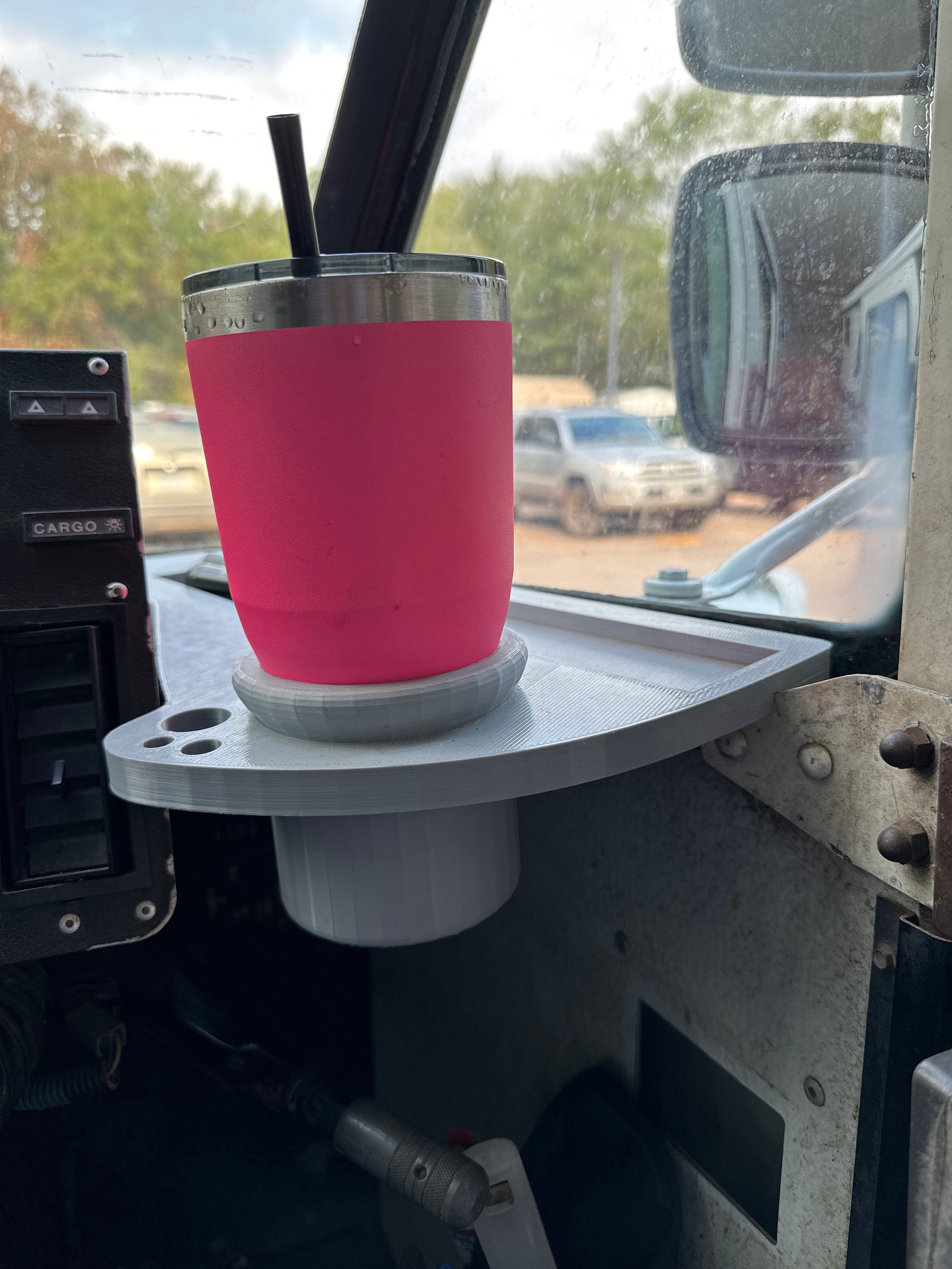 USPS Mail Carrier / LLV 3D Printed Cupholder and Utility Tray