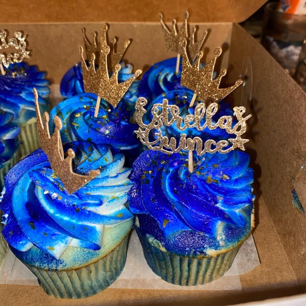 Glitter U of M Football Cupcake Toppers, Cupcake Toppers, University of ...