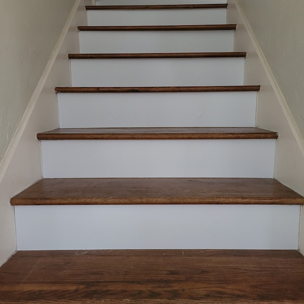 Thin Riser For Window Solid White Stair Riser, Window Sill, Tile Stickers 7 Inch X 36 Inch ...