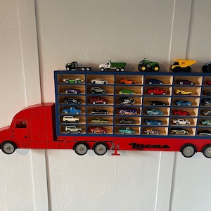 Truck Display Shelf 20-100 Sections-kids Wall Shelf for Diecast Cars ...