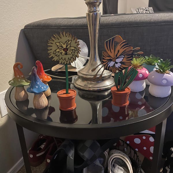 Disney's Alice in Wonderland Flower Decorations 3d Printed 9 Options ...