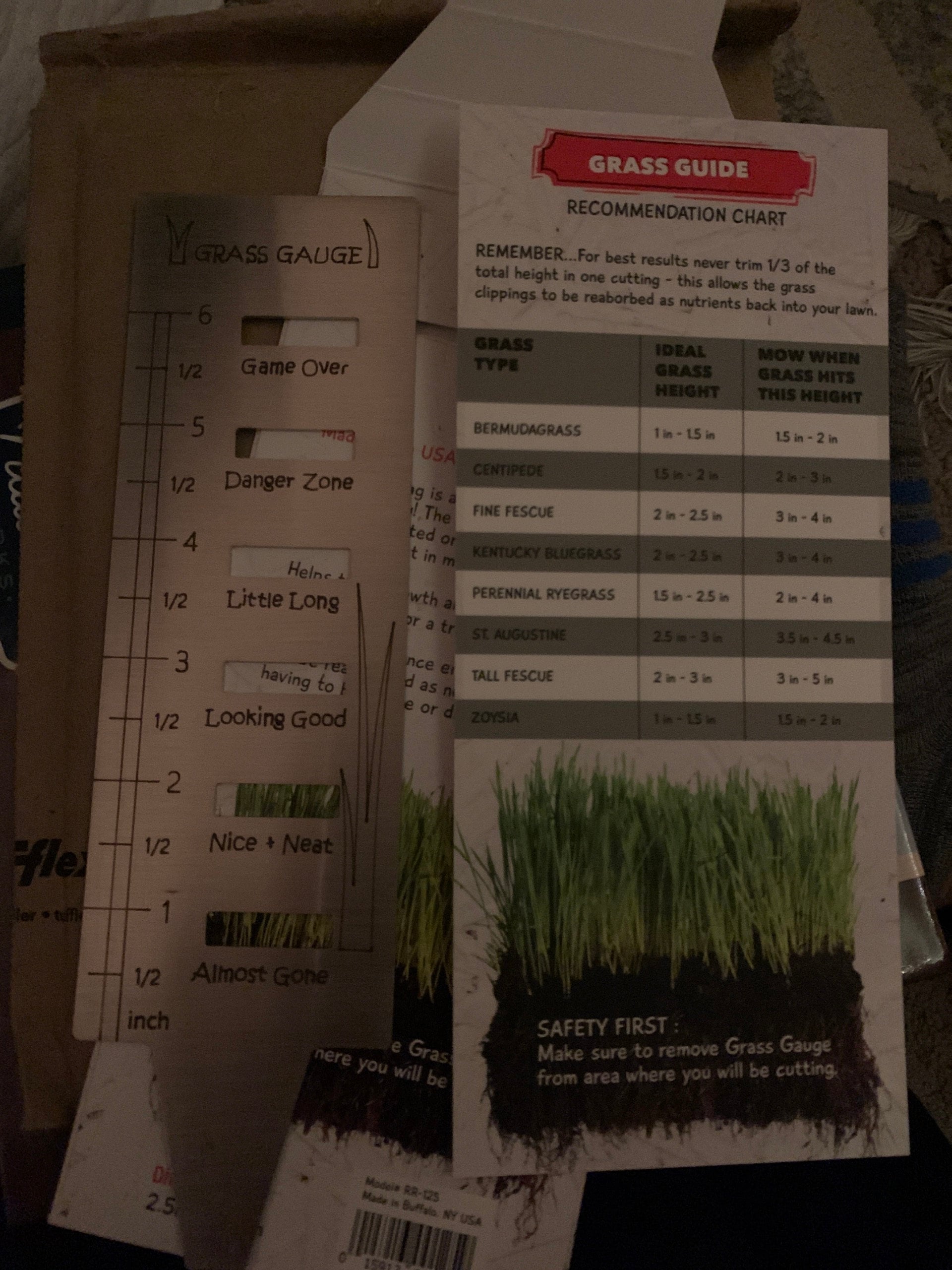Grass Gauge - Ultimate Lawn Tool - Perfect Gift for Dad