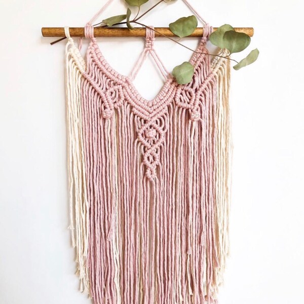 4mm Single Strand Cotton Macrame String - Cotton Candy Pink Craft Cord ...