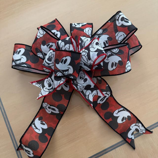 Wired Disney Ribbon High Quality Linen Ribbon Continuous