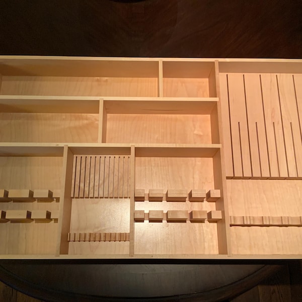 Custom Spice Rack Insert Custom Spice Drawer Insert Made From Solid Maple, Walnut, or White Oak ...