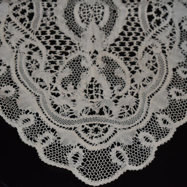Exquisite Fine Hand Embroidered Lace Trim Eyelets Ribbon Insertion ...