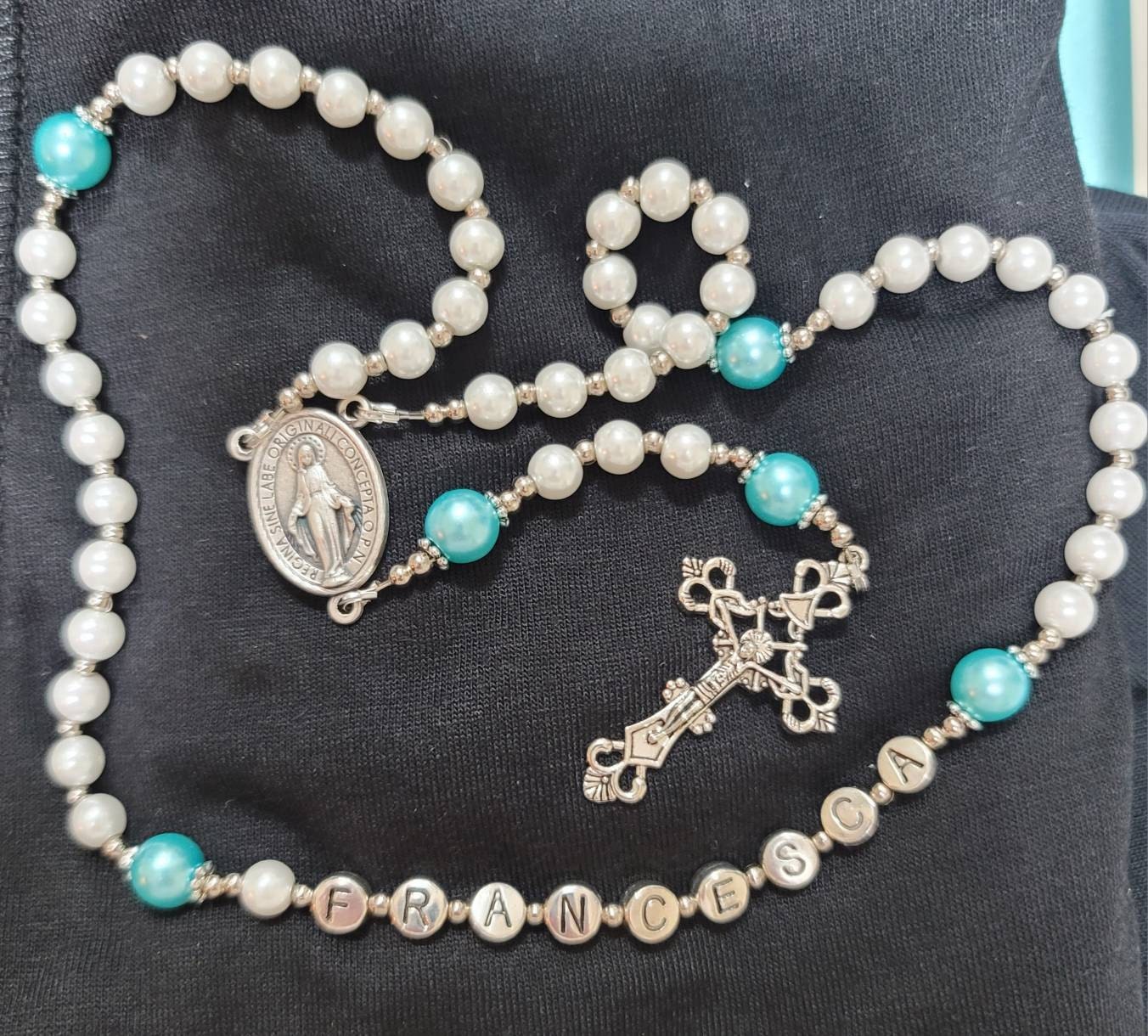 Personalized Rosary | Custom Rosary | Baptism Rosary | First Communion Rosary | Handmade Rosary |  Catholic Rosary