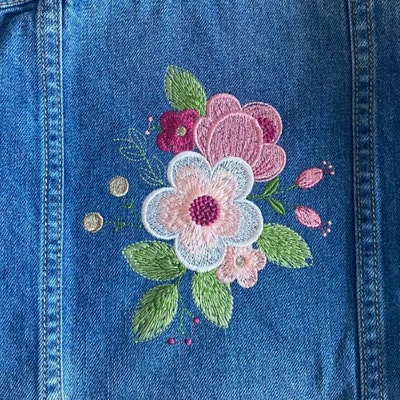 Cute Flowers Embroidery Designs Bouquet Embroidery Design Machine ...