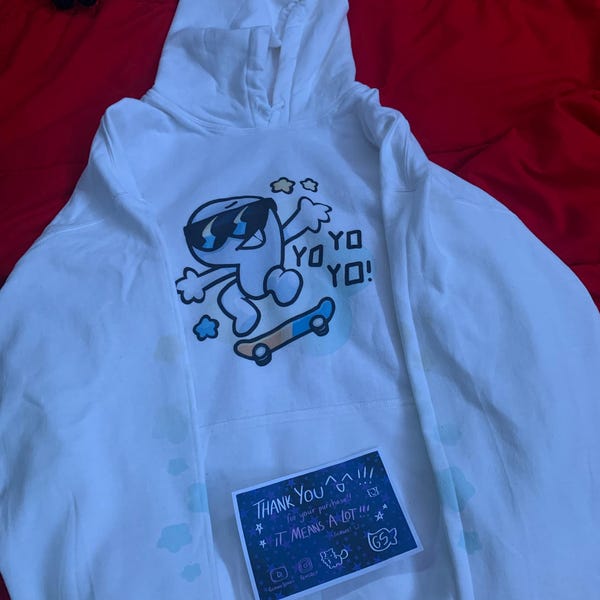 BFDI Nine Yo Yo Skateboard Hoodie - Etsy