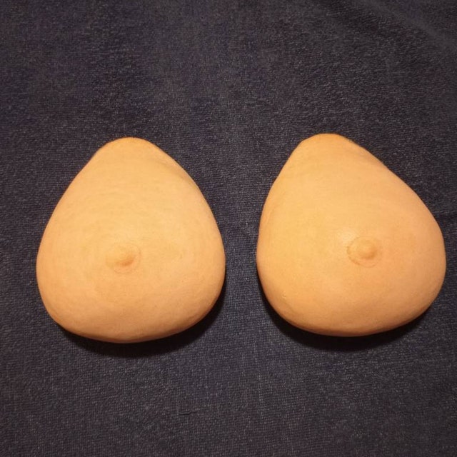 Size L Foam Breast Forms Pair large C/D Cup Prosthetic Fake Boobs Falsies  Mtf -  Singapore