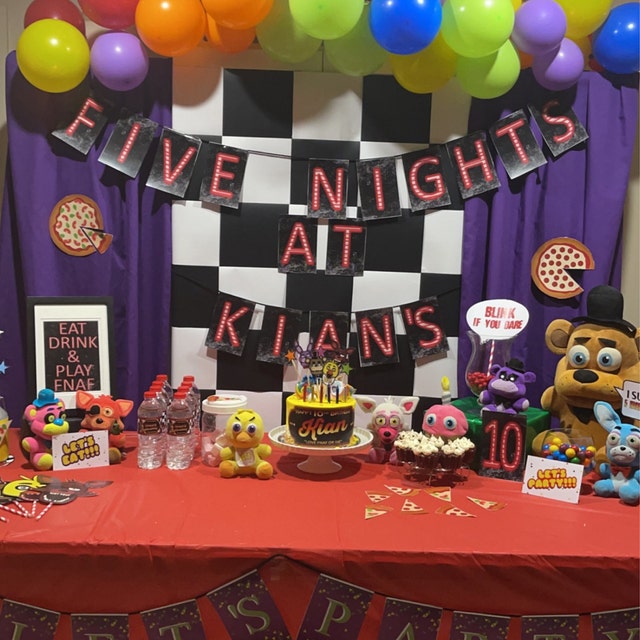 Five Nights at Freddy's Thank You for Surviving My  Five nights at  freddy's, Five night, 10th birthday parties