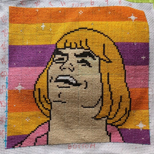He Man Cross Stitch Pattern - He-man Singing Cross Stitch Pattern ...