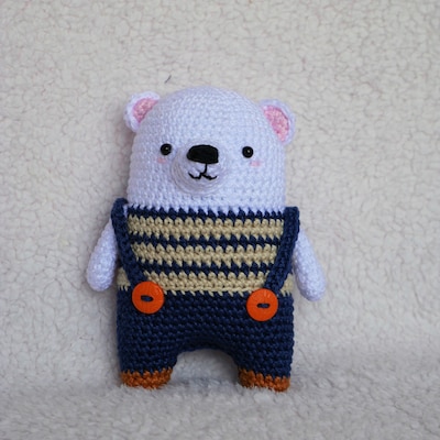Crochet Pattern-polar Bear/symbolpatternpdf/eng - Etsy