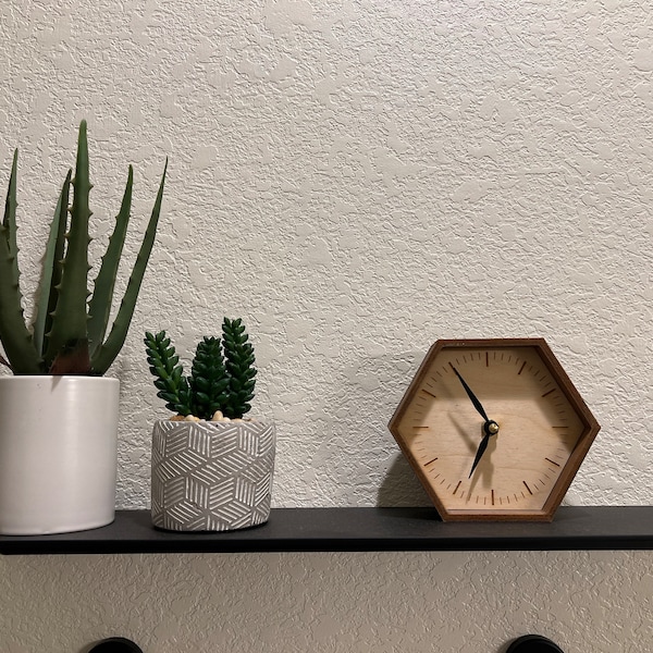Customizable Small Wooden Clocks | Wall Wooden Clock | Mini Wooden ...