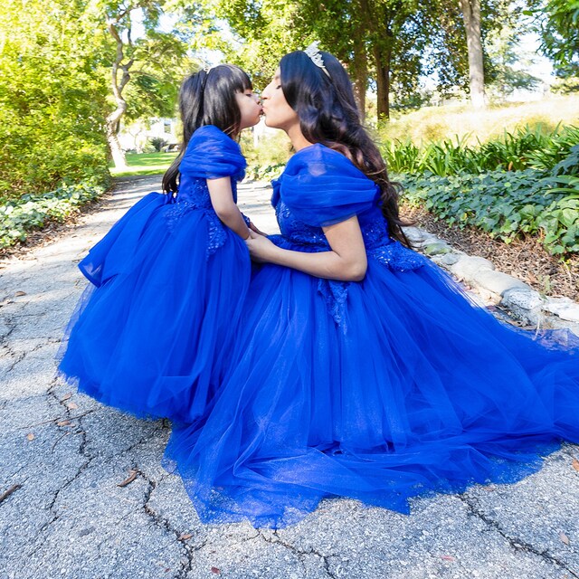 mommy and me evening dresses Hot Pink Mom Daughter for Wedding Guest ~ and Formal Matching Dress ~ Flower Girl Dress or Toddler Birthday Tutu Dress The seamstress will work closely with you in order to achieve the exact look you want Shop Mommy And Me Outfit,