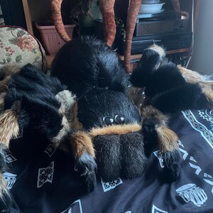 巨大なハロウィーンのクモの写真小道具タランチュラモンスター可動