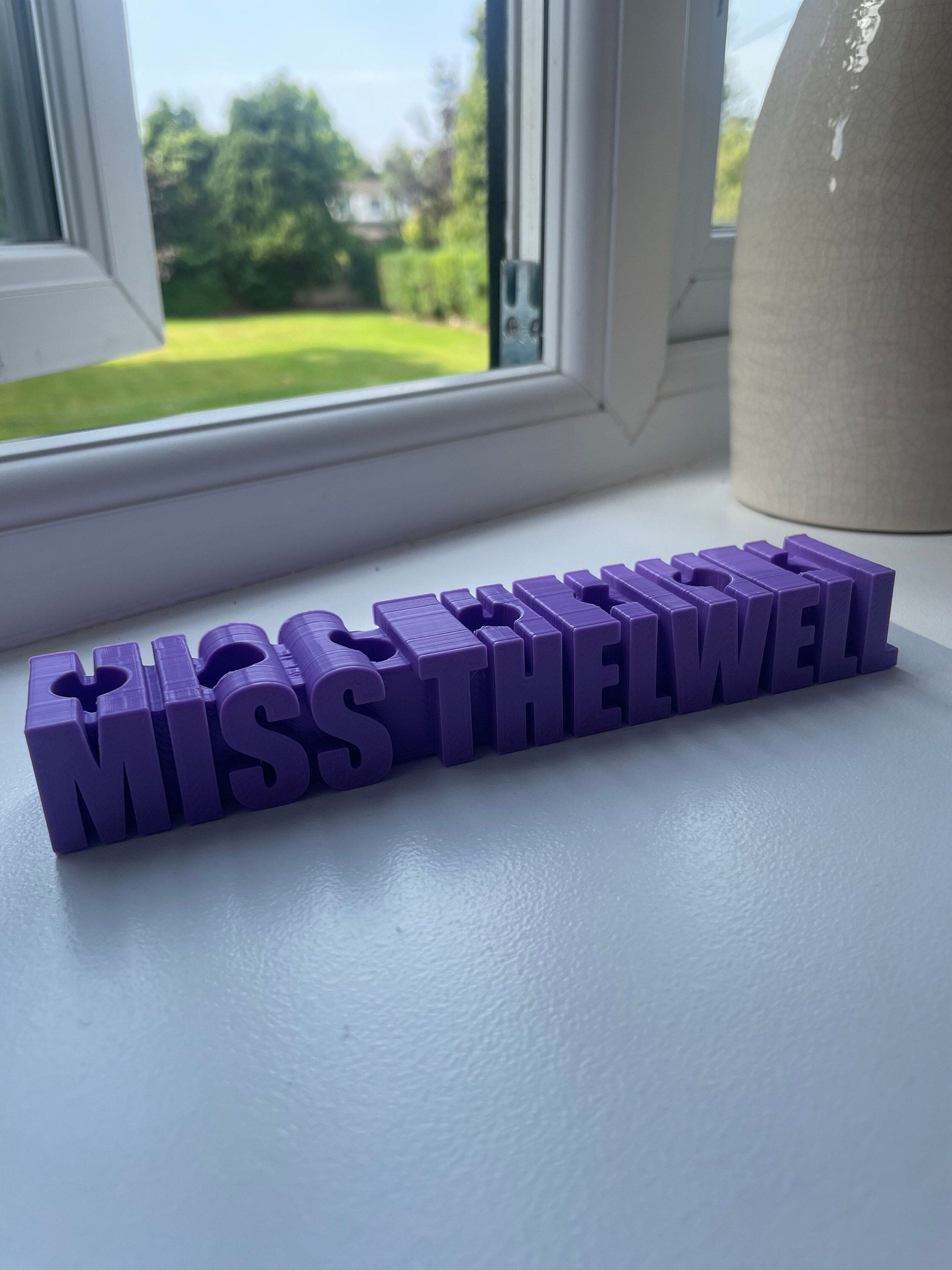 Personalised Pen Pot - Teachers Gifts - 3D printed - Stationary - Desk Decor - Office - Fun Gifts