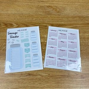 Goal Tracker Sticker Sheet — The Paper Curator