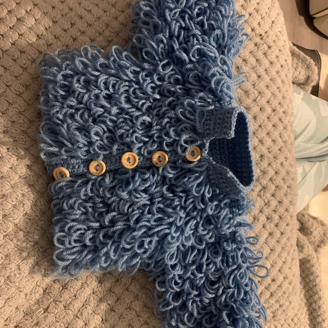 Free crochet pattern loopy cardigan best sale