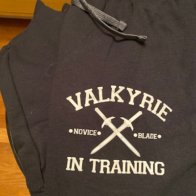 Valkyrie in Training Joggers OFFICIALLY LICENSED Sarah J - Etsy