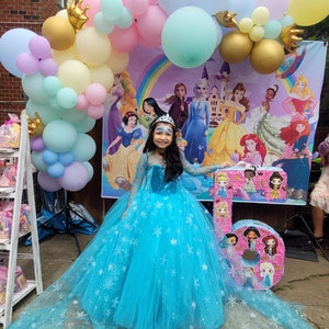 Disfraz de Elsa vestido de cumpleaños de Elsa vestido de | Etsy España