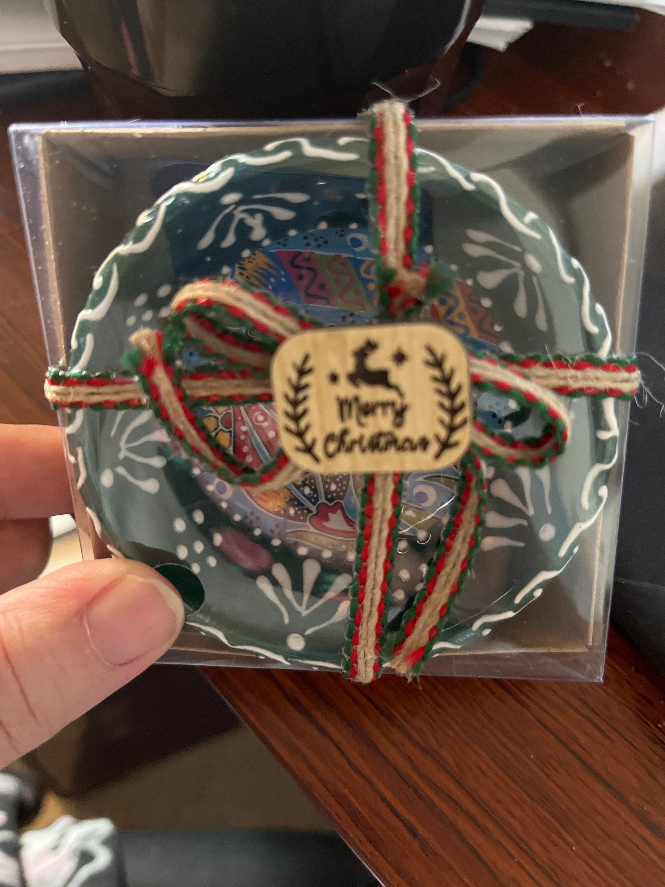 Personalized Christmas Gifts Turkish Cini Bowl, Bohemian Favors, Coworker Happy Holiday Favors, New Year Noel Xmas Gifts, Merry Christmas