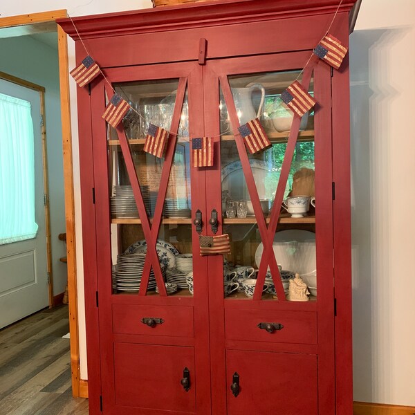 United States Flag Bunting, American Flag Banner - Etsy