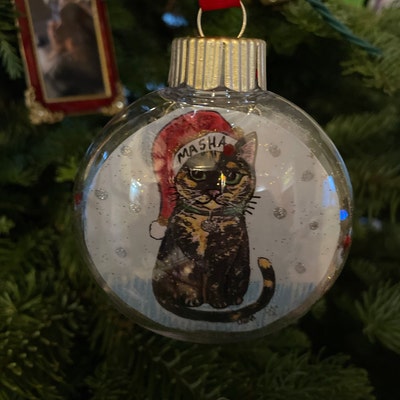 Custom Cat Tree Topper, Cat Memorial Gift, Cat Angel, Christmas Tree ...