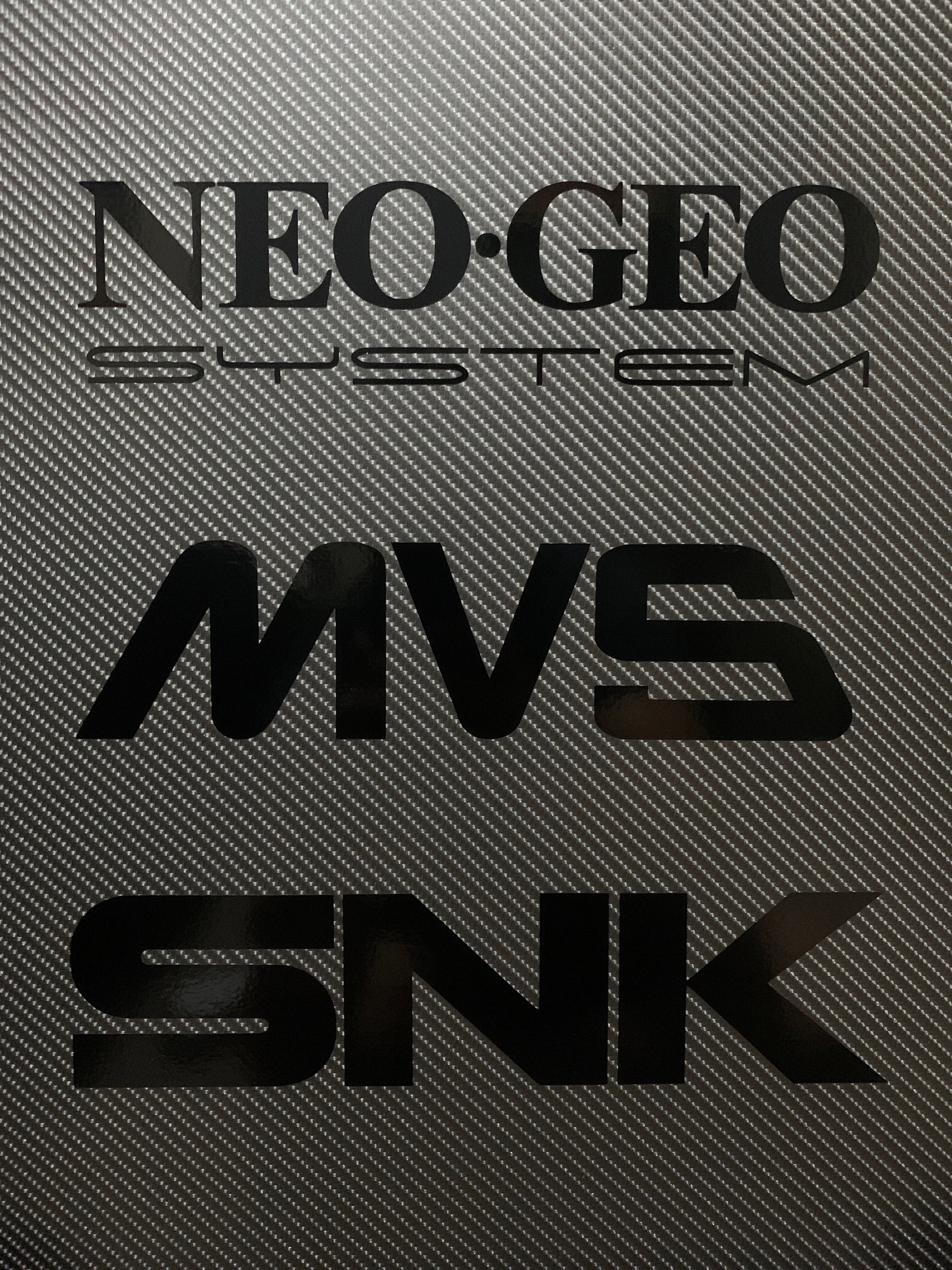 Read description * Arcade style Vinyl Decal Stickers NeoGeo MVS SNK Multi pack 