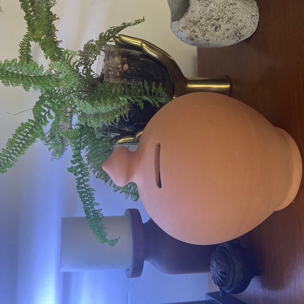 Clay Money Pot, Terracotta Piggy Bank, Italian Piggy Bank Style ...