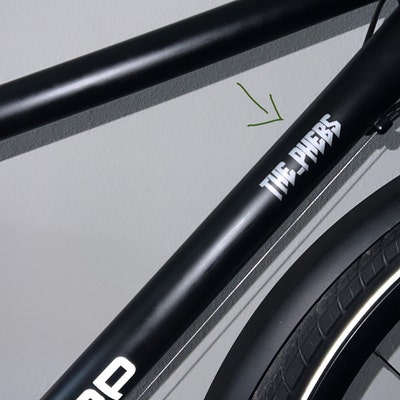 custom bike frame decals