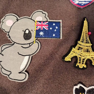 Patch Patches Embroidered Iron On Backpack Tv Test Card