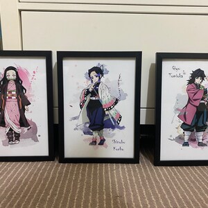 Japanese Anime Demon Slayer Nezuko Kamado Sexy Girl Canvas Print Tea Room  Wall Art Studio Decor Frames From Xianstore09, $15.73