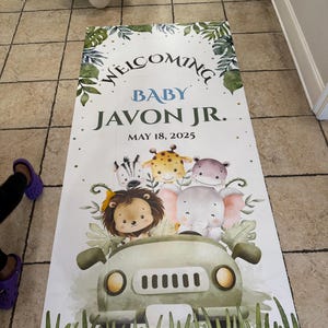 Custom Floor Decal, Adhesive Custom Printed Floor Banner, Birthday Party Decor, Decoration Sticker Vinyl Adhesive, Decorations, printed sign