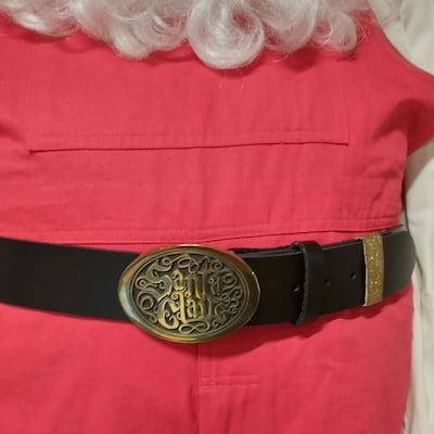 Men's Heavy Duty Leather Belt - Extra Wide 1 3/4", Big & Tall Sizes 46-72, Black