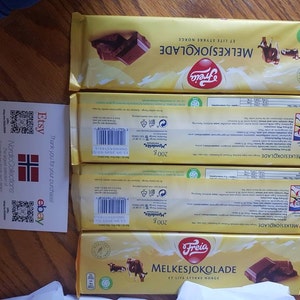 Freia Original Melkesjokolade 200g Bar | Authentic Norwegian Milk Chocolate