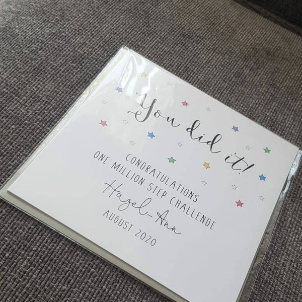 Passed Your Exams Card You Did It Card Personalised Well Done Card ...